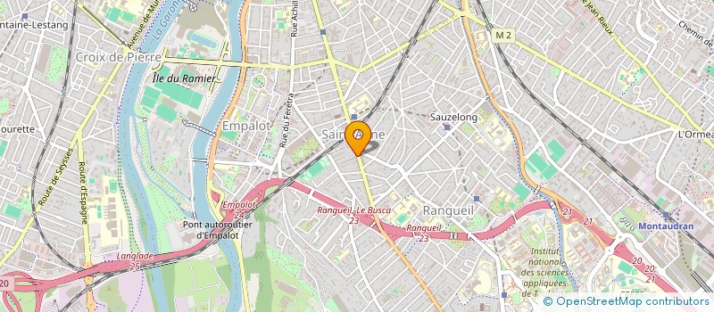 localisation de l'entreprise MADAME ANNABELLE CABRERA  TOULOUSE