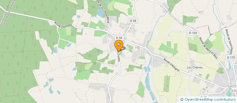 localisation de l'entreprise MADAME ANNABELLE CAYET  SAINT-MARTIN-D'AUXIGNY