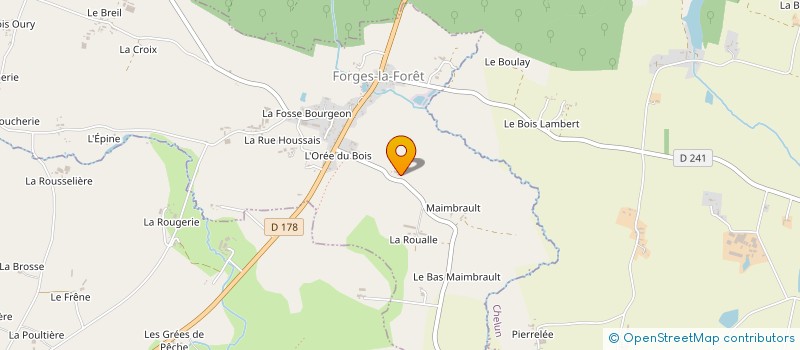 localisation de l'entreprise MADAME ANNABELLE CHAIX  FORGES-LA-FORET