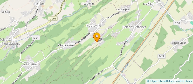 localisation de l'entreprise MADAME ANNABELLE CHATELAIN  MONTMELIAN