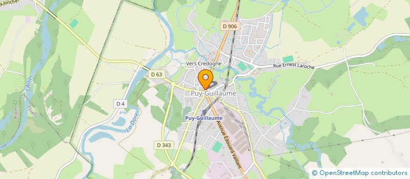 localisation de l'entreprise MADAME ANNABELLE CHOSSON  PUY-GUILLAUME