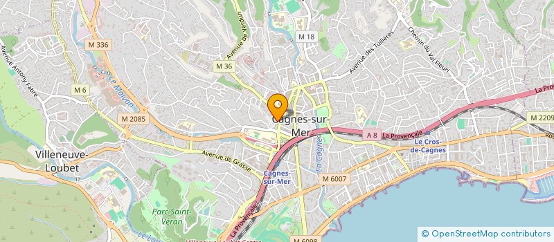 localisation de l'entreprise MADAME ANNABELLE CORDONNER à CAGNES-SUR-MER