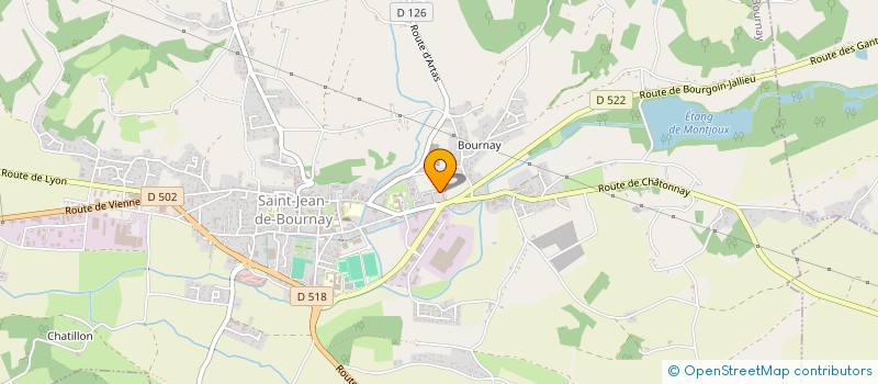 localisation de l'entreprise MADAME ANNABELLE CORET  SAINT-JEAN-DE-BOURNAY