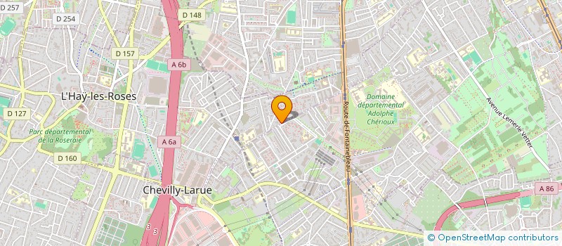 localisation de l'entreprise MADAME ANNABELLE CRESPI-RUTGE  L'HAY-LES-ROSES