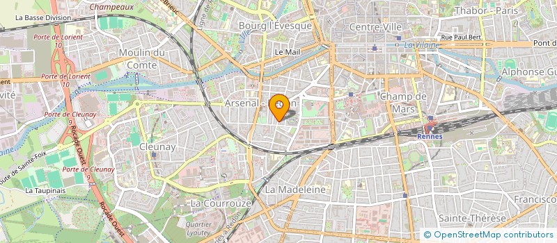 localisation de l'entreprise MADAME ANNABELLE CUSSON  RENNES