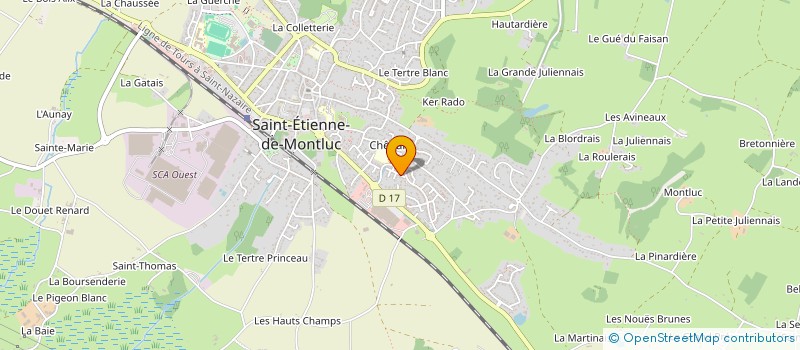 localisation de l'entreprise MADAME ANNABELLE DAVOINE  LE TEMPLE-DE-BRETAGNE