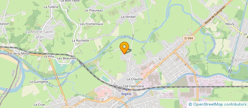 localisation de l'entreprise MADAME ANNABELLE DE AMORIN à DIGOIN