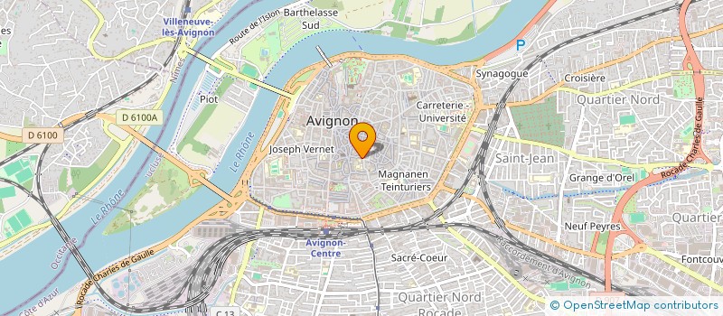 localisation de l'entreprise MADAME ANNABELLE DE ROSA  AVIGNON