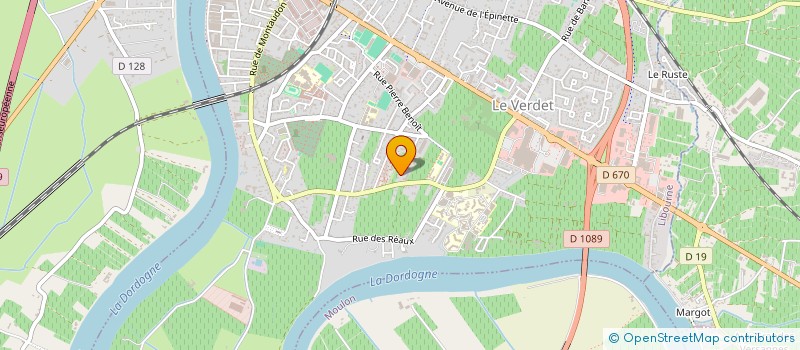 localisation de l'entreprise MADAME ANNABELLE DESARD  LIBOURNE