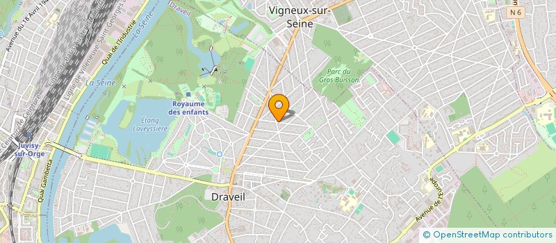 localisation de l'entreprise MADAME ANNABELLE DUARTE à DRAVEIL