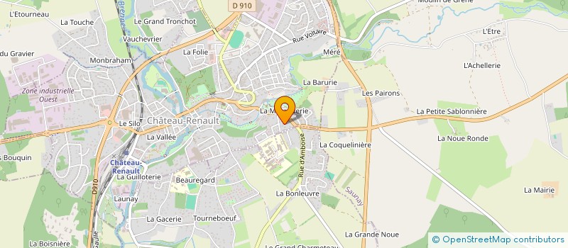 localisation de l'entreprise MADAME ANNABELLE DUCHEMIN  CHATEAU-RENAULT