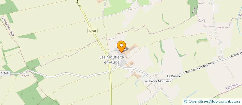 localisation de l'entreprise MADAME ANNABELLE DUCKMAN  LES MOUTIERS-EN-AUGE