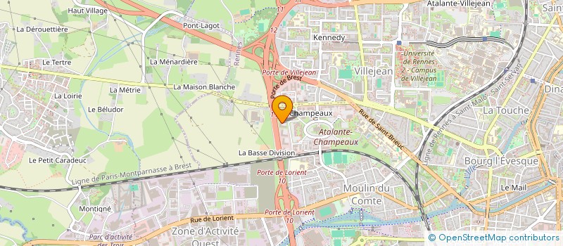 localisation de l'entreprise MADAME ANNABELLE DULAC  RENNES