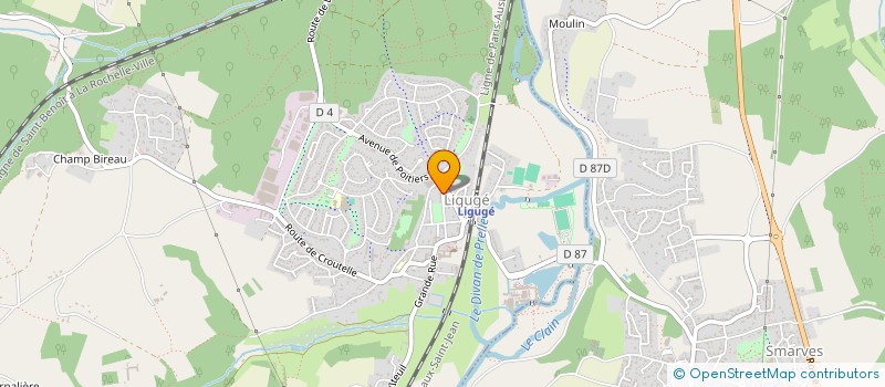 localisation de l'entreprise MADAME ANNABELLE ECALLE  LIGUGE