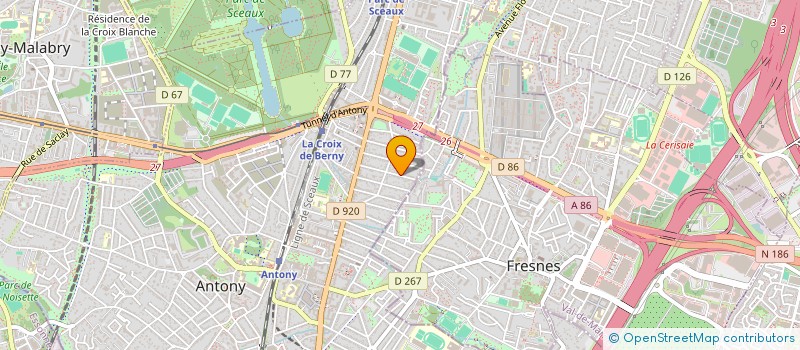 localisation de l'entreprise MADAME ANNABELLE FARGES  ANTONY