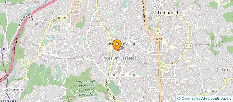 localisation de l'entreprise MADAME ANNABELLE FERRANTE  ROQUEBRUNE-SUR-ARGENS