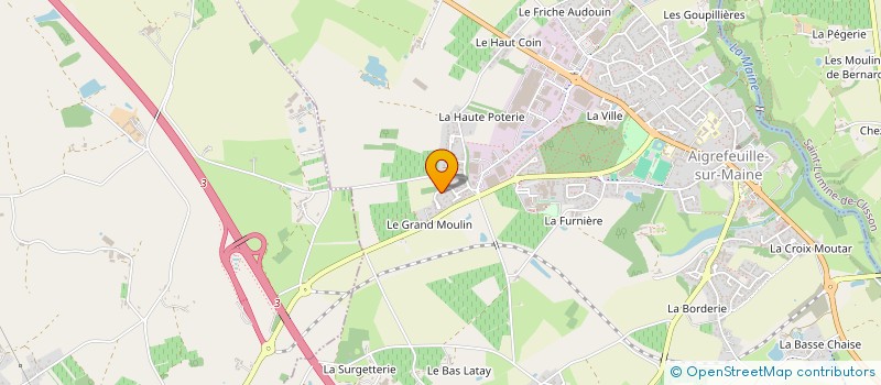 localisation de l'entreprise MADAME ANNABELLE GADAIS  AIGREFEUILLE-SUR-MAINE