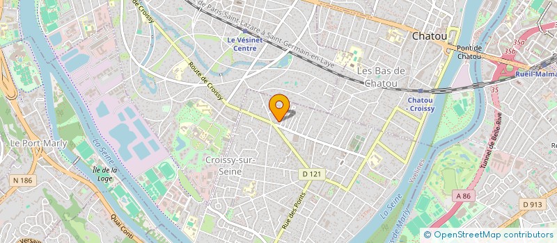 localisation de l'entreprise MADAME ANNABELLE GANTELMI  D ILLE  CROISSY-SUR-SEINE