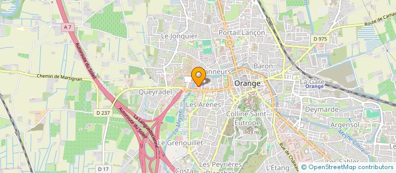 localisation de l'entreprise MADAME ANNABELLE GARCIA à ORANGE