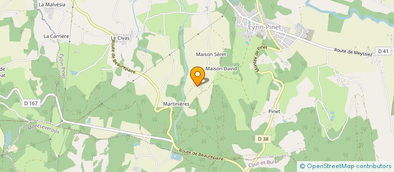 localisation de l'entreprise MADAME ANNABELLE GASPAR  EYZIN-PINET