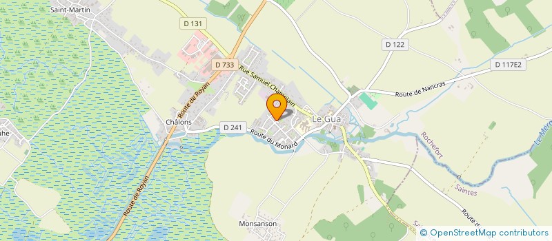 localisation de l'entreprise MADAME ANNABELLE GERIN  LE GUA