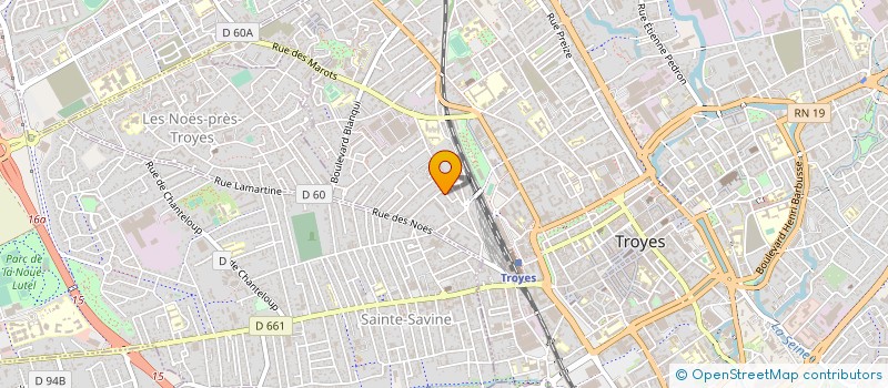 localisation de l'entreprise MADAME ANNABELLE GONZALEZ  TROYES