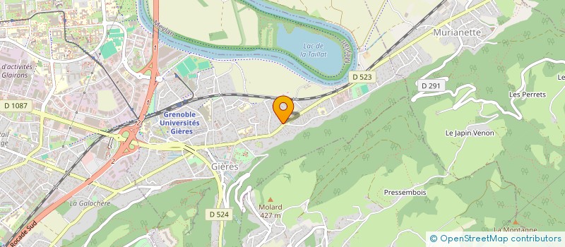 localisation de l'entreprise MADAME ANNABELLE GRUSS  GIERES