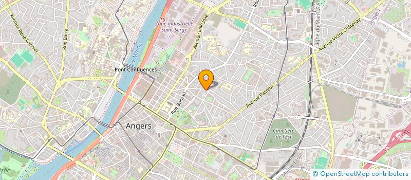 localisation de l'entreprise MADAME ANNABELLE HARREGUY à ANGERS