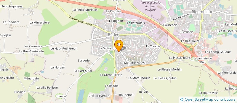 localisation de l'entreprise MADAME ANNABELLE HOUE  BEDEE