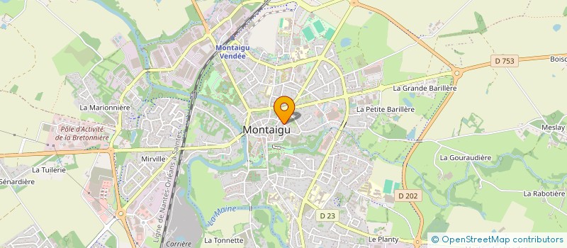 localisation de l'entreprise MADAME ANNABELLE JAUNET à MONTAIGU-VENDEE