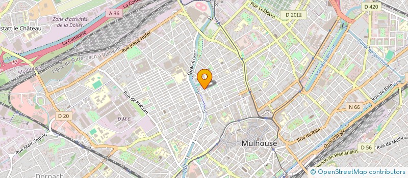 localisation de l'entreprise MADAME ANNABELLE KEMPF  MULHOUSE