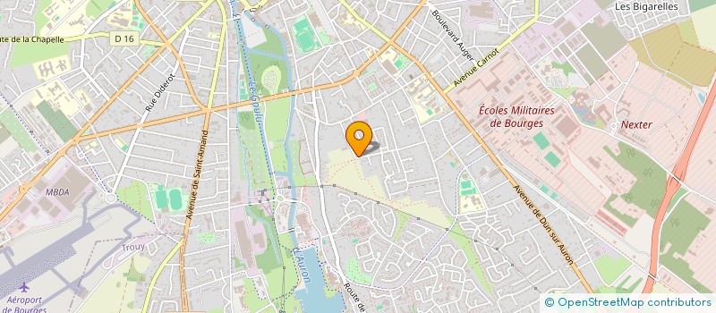 localisation de l'entreprise MADAME ANNABELLE LANGER  BOURGES