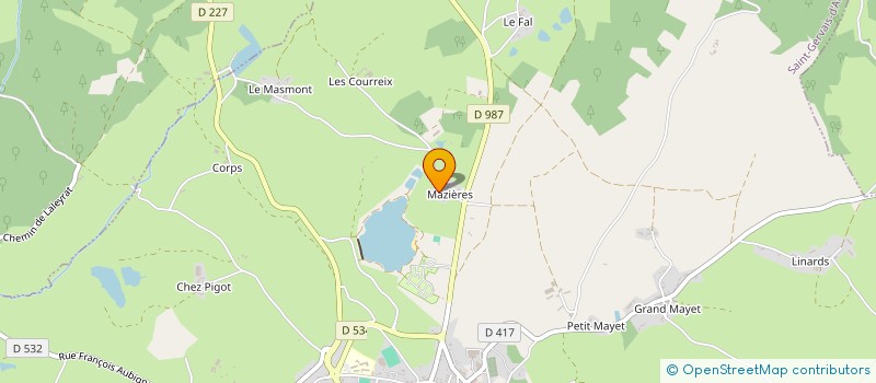 localisation de l'entreprise MADAME ANNABELLE LARNEY  SAINT-GERVAIS-D'AUVERGNE