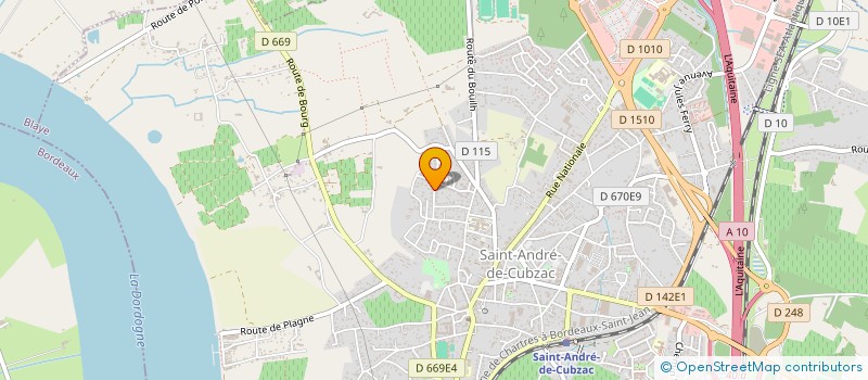 localisation de l'entreprise MADAME ANNABELLE LE FRANCOIS  SAINT-ANDRE-DE-CUBZAC