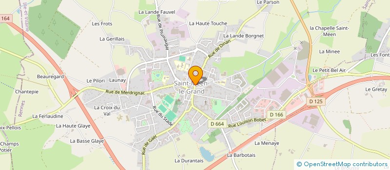 localisation de l'entreprise MADAME ANNABELLE LE GOFF  SAINT-MEEN-LE-GRAND