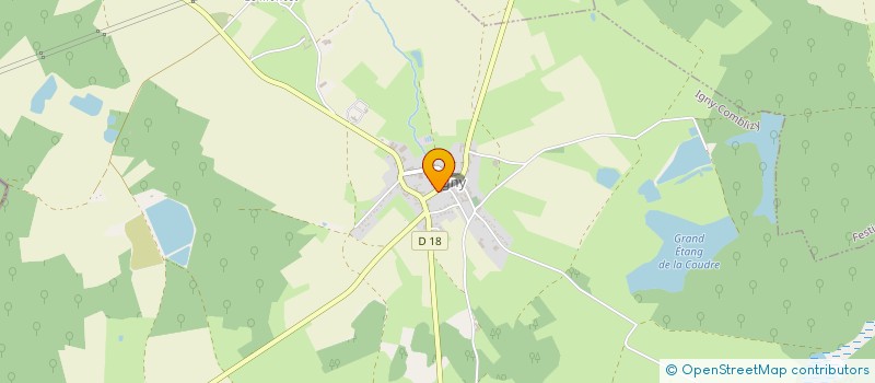 localisation de l'entreprise MADAME ANNABELLE LEFEUVRE  IGNY-COMBLIZY