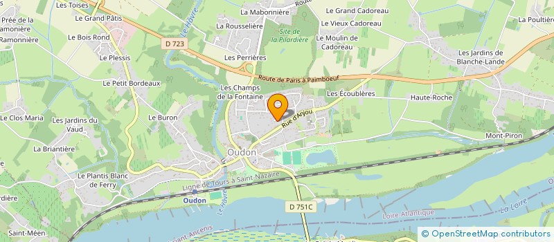 localisation de l'entreprise MADAME ANNABELLE LOURAGINI  OUDON