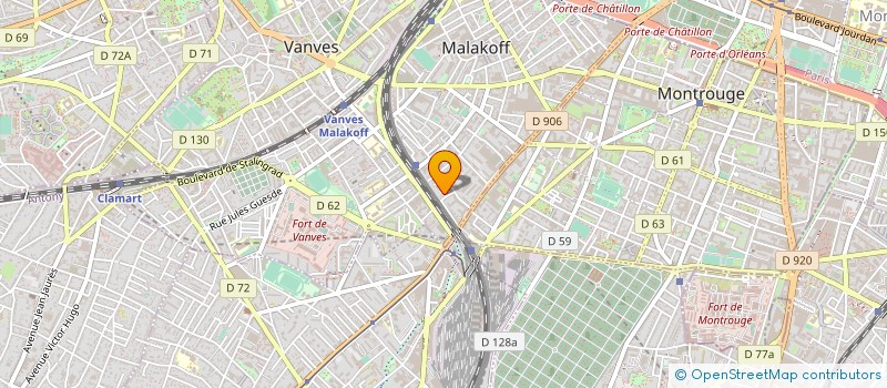 localisation de l'entreprise MADAME ANNABELLE LOUVEAU  MALAKOFF