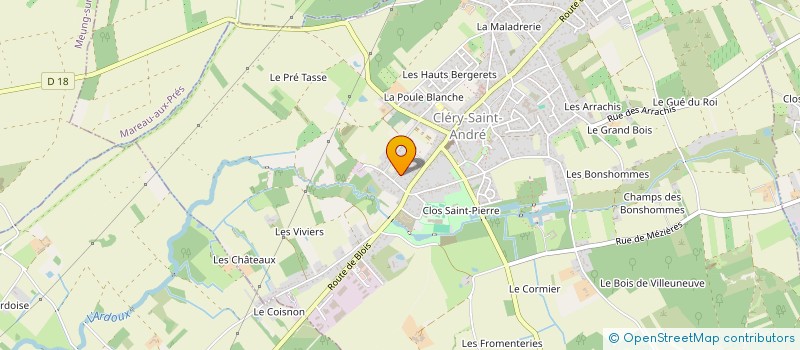 localisation de l'entreprise MADAME ANNABELLE MACIEL à CLERY-SAINT-ANDRE