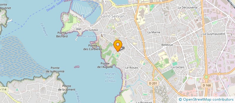 localisation de l'entreprise MADAME ANNABELLE MANNEVY  SAINT-MALO