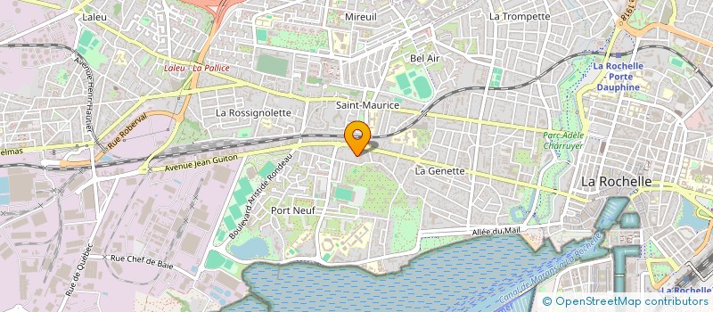 localisation de l'entreprise MADAME ANNABELLE NERAUDEAU  LA ROCHELLE