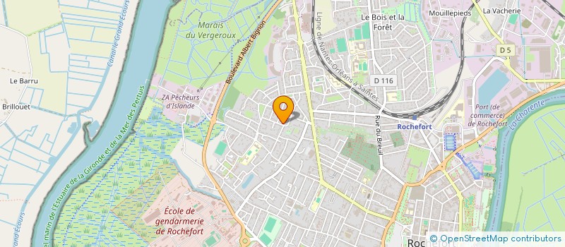 localisation de l'entreprise MADAME ANNABELLE NLET  ROCHEFORT