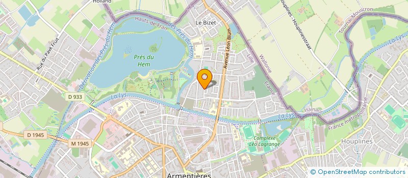 localisation de l'entreprise MADAME ANNABELLE NUNS  ARMENTIERES