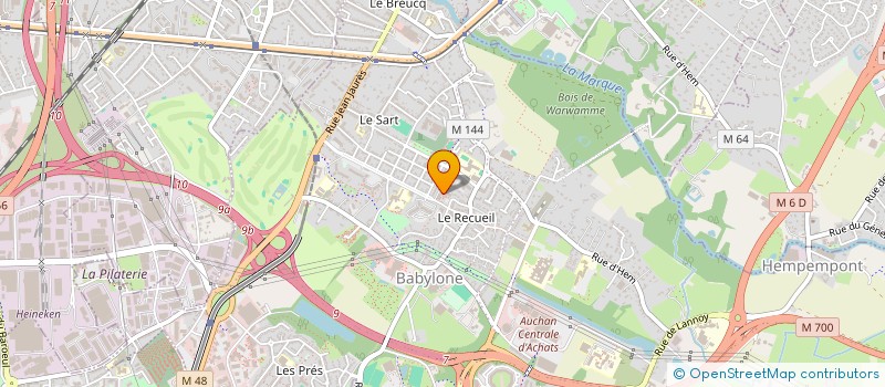 localisation de l'entreprise MADAME ANNABELLE OLIVEIRA à VILLENEUVE-D'ASCQ