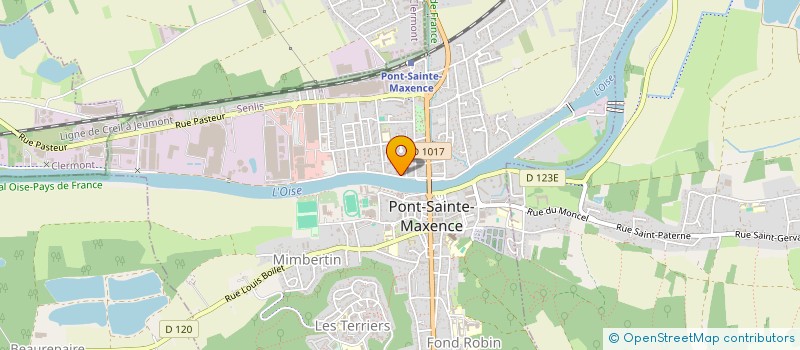 localisation de l'entreprise MADAME ANNABELLE OUDIN  PONT-SAINTE-MAXENCE