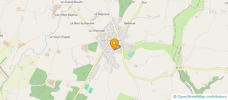 localisation de l'entreprise MADAME ANNABELLE PERREE à HENANBIHEN