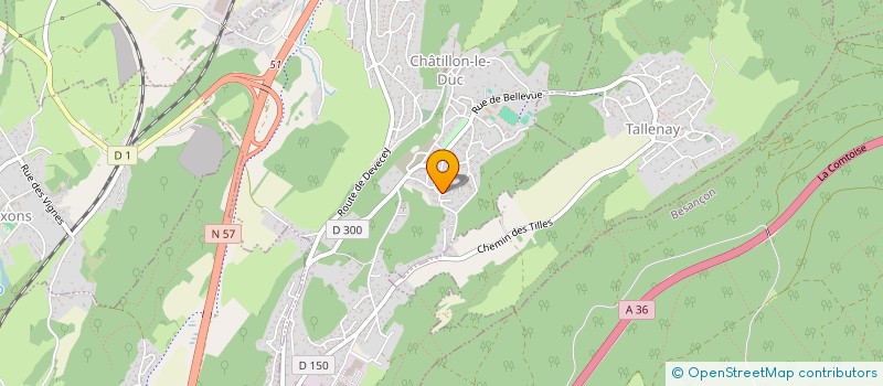 localisation de l'entreprise MADAME ANNABELLE PETITOT  CHATILLON-LE-DUC