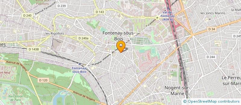 localisation de l'entreprise MADAME ANNABELLE POTHIER à FONTENAY-SOUS-BOIS