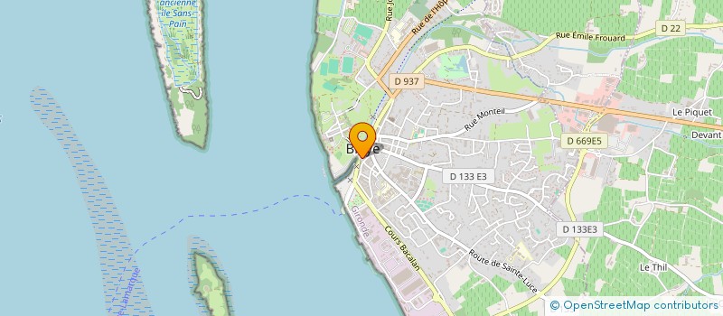 localisation de l'entreprise MADAME ANNABELLE POUSTIS  BLAYE