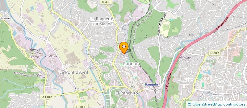 localisation de l'entreprise MADAME ANNABELLE PRUDENCIO à LA ROQUETTE-SUR-SIAGNE